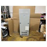 LEVELLA 12.5 cu. ft. Commercial Upright Display Refrigerator Glass Door Beverage Cooler in Silver (Leg Is Missing, Transit Damage)