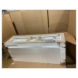 Wyndham Collection 84 in. W x 22 in. D Quartz White Rectangular Double Sink Bathroom Vanity Top in White