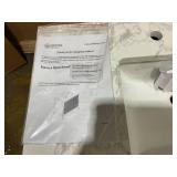 SUDIO Emma 36 in. W Bath Vanity in Vintage Green with Engineered Stone Top in Arabescato with White Sink H 34in x W 36in x D 22.0in (Damaged)