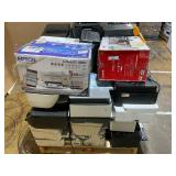 PALLET OF MISCELLANEOUS USED PRINTERS