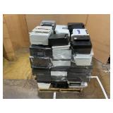 PALLET OF MISCELLANEOUS USED PRINTERS