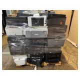PALLET OF MISCELLANEOUS USED PRINTERS