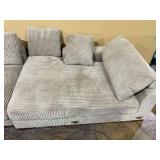 Lindyn 2-Piece Modular Loveseat with Chaise (Missing An Arm And 2 Pillows) 99x43x28