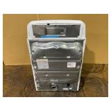 GE 7.4 cu. ft. White Commercial Gas Dryer with Built-In Coinless Payment System 44 in. H x 27 in. W x 30-1/2 in. D