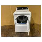 GE 7.4 cu. ft. White Commercial Gas Dryer with Built-In Coinless Payment System 44 in. H x 27 in. W x 30-1/2 in. D