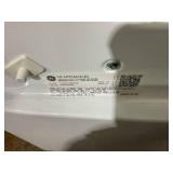 GE 7.4 cu. ft. White Commercial Gas Dryer with Built-In Coinless Payment System 44 in. H x 27 in. W x 30-1/2 in. D