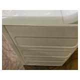 GE 7.4 cu. ft. White Commercial Gas Dryer with Built-In Coinless Payment System 44 in. H x 27 in. W x 30-1/2 in. D