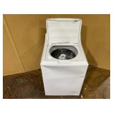 GE 7.4 cu. ft. White Commercial Gas Dryer with Built-In Coinless Payment System 44 in. H x 27 in. W x 30-1/2 in. D