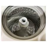 GE 7.4 cu. ft. White Commercial Gas Dryer with Built-In Coinless Payment System 44 in. H x 27 in. W x 30-1/2 in. D