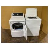 GE 7.4 cu. ft. White Commercial Gas Dryer with Built-In Coinless Payment System 44 in. H x 27 in. W x 30-1/2 in. D