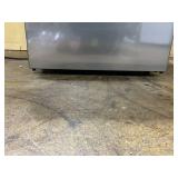 Vissani 4.3 cu. ft. Mini Refrigerator in Stainless Steel, ENERGY STAR (SLIGHTLY USED, One Leg Is Broken. Minor Transit Damage)