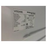Vissani 10.1 cu. ft. Top Freezer Refrigerator in Black (SLIGHTLY USED, Transit Damage)