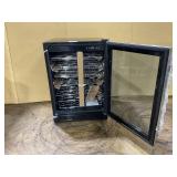 Vissani 23.4 in. 50 Bottle, 154 Can, Wine and Beverage Cooler with Stainless Steel Door (Transit Damage)