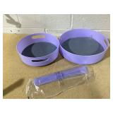 Improvements 2-Piece 10" & 12" Turntables with Silicone Liners