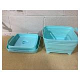 LOT OF 2 Improvements Collapsible/Expandable Colander