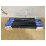 SHUHANG 10 Pair Full Extension Drawer Slides 8 10 12 14 16 18 20 22 24 Inch 100 lb Load Capacity Side Mount Ball Bearing Rails Cabinet Dresser Glides Wardrobe Kitchen Trash Can Slider Runners Black