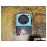 Hessaire 1,300 CFM 2-Speed Portable Evaporative Cooler (Swamp Cooler) for 500 sq. ft. in Ice Blue (One Wheel Missing)