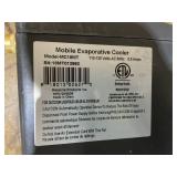 Hessaire 1,300 CFM 2-Speed Portable Evaporative Cooler (Swamp Cooler) for 500 sq. ft. in Ice Blue (One Wheel Missing)