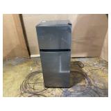 Vissani 4.5 cu. ft. 2-Door Mini Refrigerator in Platinum Steel with Freezer (Transit Damage See Pictures)