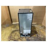 Vissani 4.5 cu. ft. 2-Door Mini Refrigerator in Platinum Steel with Freezer (Transit Damage See Pictures)