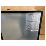 Vissani 4.5 cu. ft. 2-Door Mini Refrigerator in Platinum Steel with Freezer (Transit Damage See Pictures)