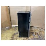 Vissani 4.5 cu. ft. 2-Door Mini Refrigerator in Platinum Steel with Freezer (Transit Damage)