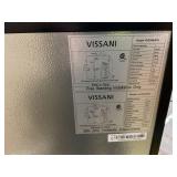 Vissani 4.5 cu. ft. 2-Door Mini Refrigerator in Platinum Steel with Freezer (Transit Damage)