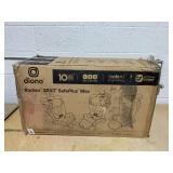 Diono Radian 3RXT SafePlus Max Rear and Forward-Facing Convertible Car Seat, 2-in-1 Anti-Rebound Bar and Calf-Support, 10 Years 1 Car Seat, Slim Fit 3 Across, Black Storm