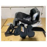 Diono Radian 3RXT SafePlus Max Rear and Forward-Facing Convertible Car Seat, 2-in-1 Anti-Rebound Bar and Calf-Support, 10 Years 1 Car Seat, Slim Fit 3 Across, Black Storm