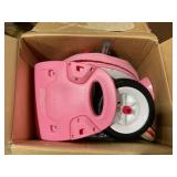 Radio Flyer Toddler Tricycle Bike and Stroller with Adjustable Seat, for 1 to 5 Years Old, Pink - Compact and Lightweight Pram Trike for Toddlers