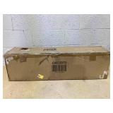 Goplus 7.5ft Prelit Pencil Christmas Tree, Premium Hinged Fir Tree, with Warm White LED Lights and Solid Metal Stand, Easy Assemble, Ideal Artificial Xmas Tree for Home and Office (Not Tested)