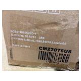 Goplus 7.5FT Artificial Snow Flocked Christmas Tree, Pre-Lit Hinged Pencil Tree with 350 LED Lights and Metal Stand, Slim Xmas Tree for Holiday Decor (Not Tested)