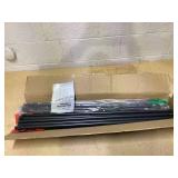 Room Divider 6FT Folding Privacy Screens, Partition Room Dividers w/Freestanding Design, Portable Wall Divider for Room Separtation, Fabric Screen Panel for Home Office Dorm (Black, 4 Panel)