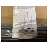 Room Divider 6FT Folding Privacy Screens, Partition Room Dividers w/Freestanding Design, Portable Wall Divider for Room Separtation, Fabric Screen Panel for Home Office Dorm (Black, 4 Panel)