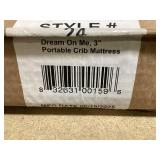 Dream On Me 3 in. Portable Mini Crib Mattress 39.50x28.25x29 Inches (lxwxh)