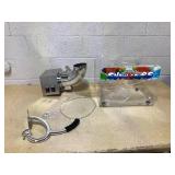 VNN 48L Snow Cone Machine, 500LB/H Commercial Shaved Ice Machine, 300W Electric Ice Shaver Machine, Suitable for Party Activities, Family Gatherings, Events (MISSING CABLE, PLASTIC DAMAGED)