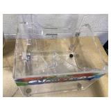 VNN 48L Snow Cone Machine, 500LB/H Commercial Shaved Ice Machine, 300W Electric Ice Shaver Machine, Suitable for Party Activities, Family Gatherings, Events (MISSING CABLE, PLASTIC DAMAGED)