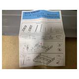 AROMUSTIME Box Spring Full Size Bed 5 Inch Low Profile Black Heavy Duty Metal Mattress Foundation/Easy Assembly/Non-Slip/Noise Free  (Maybe Missing Hardware)