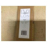 Ivilon Drapery Window Curtain Rod - End Cap Style Design 1 Inch Pole. 48 to 86 Inch Color Black