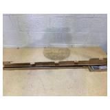 Ivilon Drapery Window Curtain Rod - End Cap Style Design 1 Inch Pole. 48 to 86 Inch Color Black