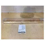 LazBlinds No Tools No Drill Cordless Bamboo Roman Shade, Light Filtering Window Treatment, Roll Up Bamboo Blind for Windows 35