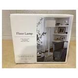 Threshold Faux Marble Stick Floor Lamp - Threshold