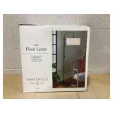 Threshold 72"x16" Knox Floor Lamp - Threshold: Modern Black Standing Lamp with Dimmer Switch USED