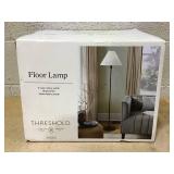 Threshold 60"x15" - Stick Floor Lamp with Fabric Shade, Black - Threshold