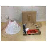 Threshold 60"x15" - Stick Floor Lamp with Fabric Shade, Black - Threshold