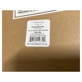 LOT OF 2 Threshold 24" x 30" Textured Fabric Framed Wall Art - Threshold: Burlap Material, Abstract Digital Art, Beige Polystyrene Frame