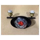 Trans Globe Griswald 16-in 2 -Light Oil-rubbed Bronze Farmhouse Vanity light