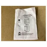 Cyclysio Dresser with Hanging Rack, 5 Fabric Drawers Dresser with Clothes Rack, Wooden Top Storage Chest of Drawers with Charging Station & LED Lights, Lockable Wheels, Closet