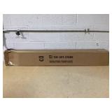 Cumbor 55" Wide Retractable Bab Gates for Stairs, 34" Tall Mesh Dog Gate for Doorways, Pet Safety Essential Fit for Baseboards, Wide Toddlers Gates for Hallways, Indoc & Outdoor, White