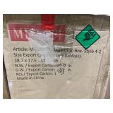 Merapi Parcel Drop Boxes for Outside, 15.24" x 11.42" x 35.47" Cold-Rolled Sheet Package Delivery Boxes, Anti-Theft Lockable Parcel Storage Box